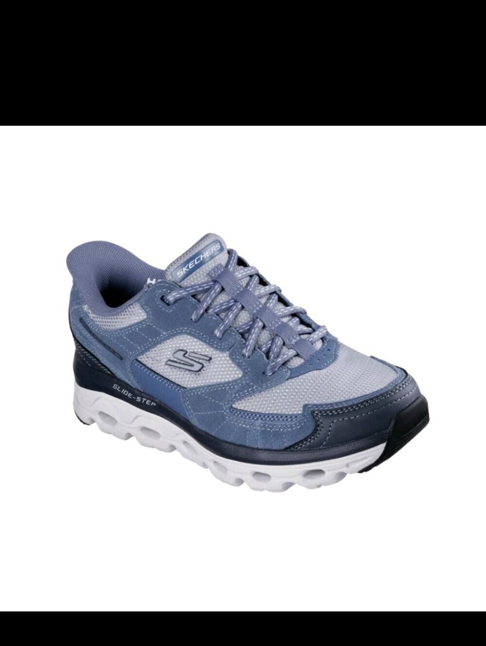 Skechers Slip-Ins: Glide-Step Sole - Carpenter Ridge Sneaker Light Blue - Picture 5 of 8